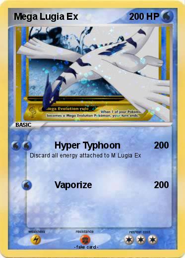 Pokemon Mega Lugia Ex