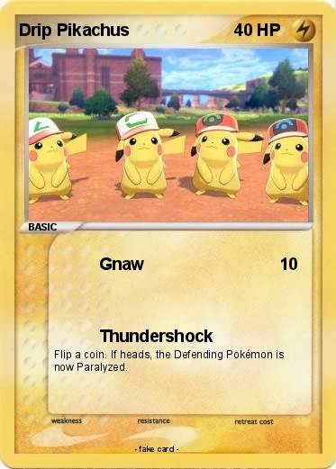 Pokemon Drip Pikachus