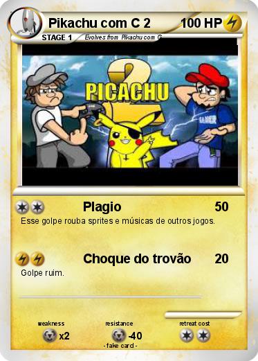 Pokemon Pikachu com C 2