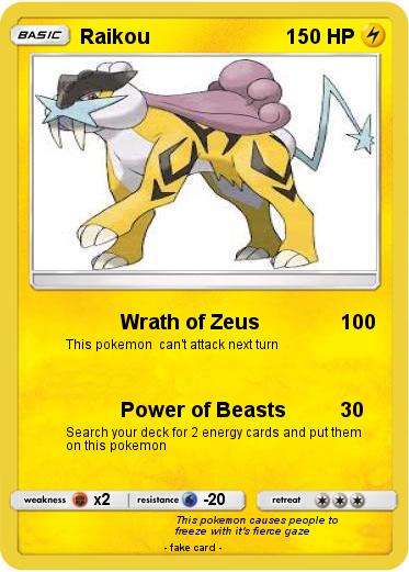 Pokemon Raikou
