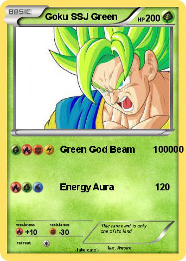Pokemon Goku SSJ Green