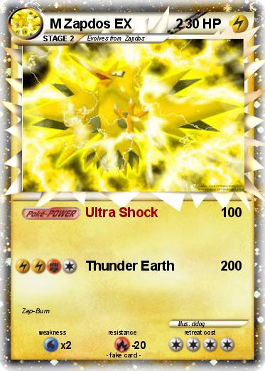 Pokemon M Zapdos EX            2