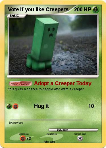 Pokemon Vote if you like Creepers