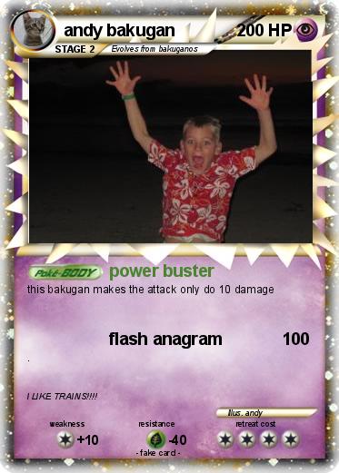 Pokemon andy bakugan