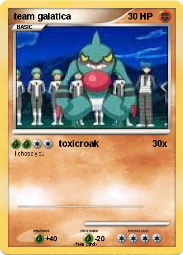 Pokemon team galatica