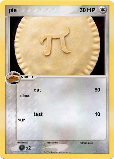Pokemon pie