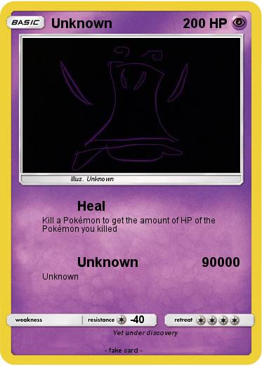 Pokemon Unknown