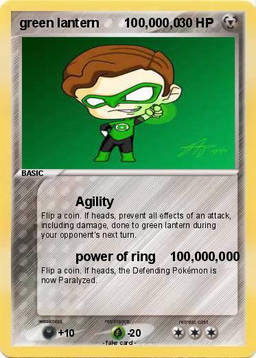 Pokemon green lantern       100,000,0