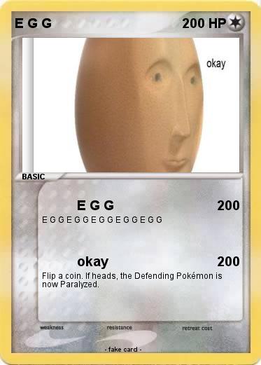Pokemon E G G