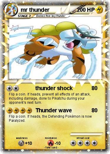 Pokemon mr thunder