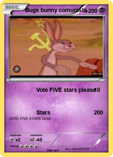 Pokemon Bugs bunny comunista