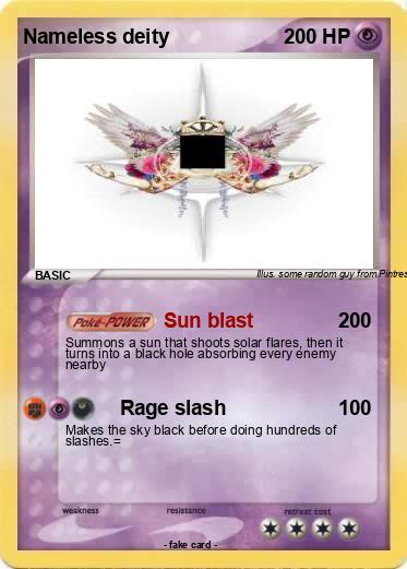Pokemon Nameless deity