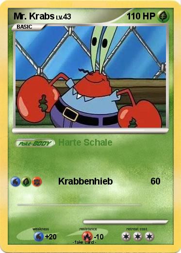 Pokemon Mr. Krabs