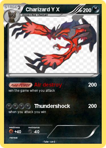 Pokemon Charizard Y X
