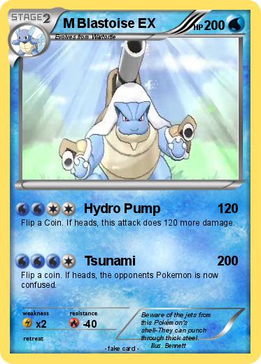 Pokemon M Blastoise EX