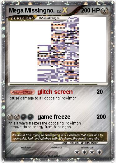 Pokemon Mega Missingno.