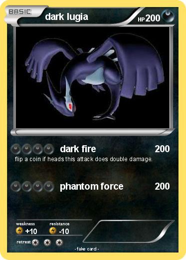 Pokemon dark lugia