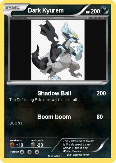 Pokemon Dark Kyurem
