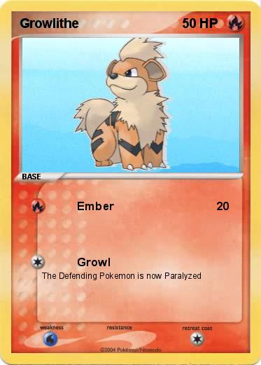Pokemon Growlithe