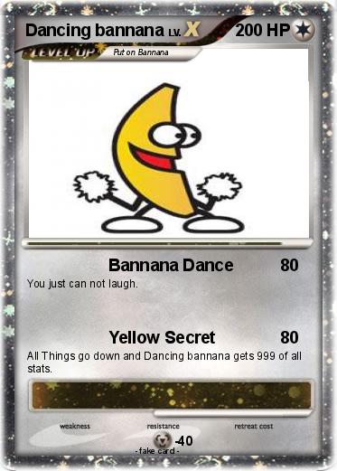 Pokemon Dancing bannana