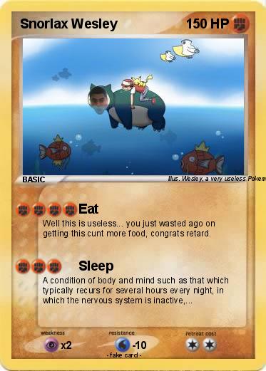 Pokemon Snorlax Wesley