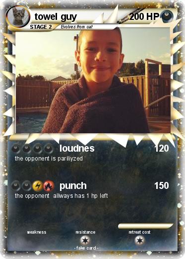 Pokemon towel guy