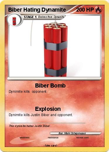 Pokemon Biber Hating Dynamite