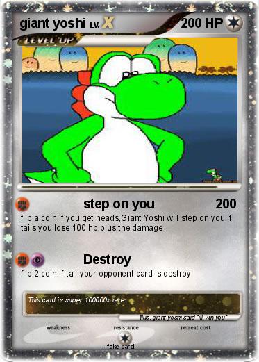 Pokemon giant yoshi