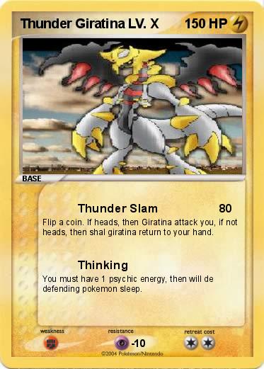 Pokemon Thunder Giratina LV. X