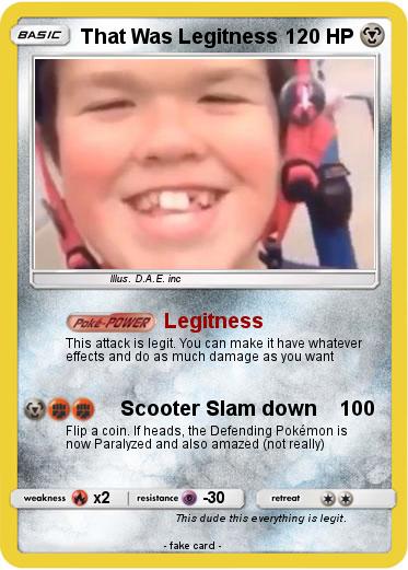 Pokemon That Was Legitness