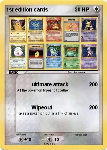 Pokemon 1st edition cards