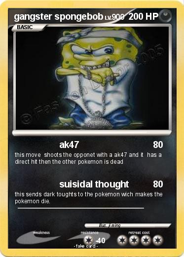 Pokemon gangster spongebob