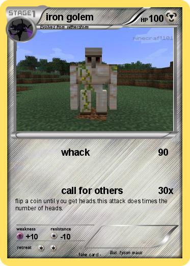 Pokemon iron golem