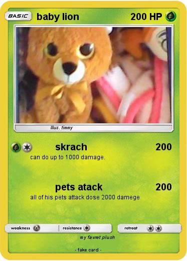 Pokemon baby lion