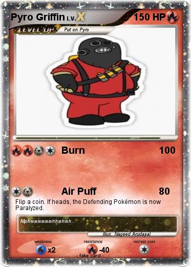 Pokemon Pyro Griffin