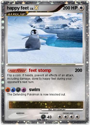 Pokemon happy feet