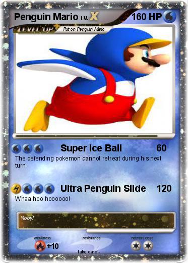 Pokemon Penguin Mario