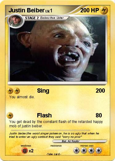 Pokemon Justin Beiber