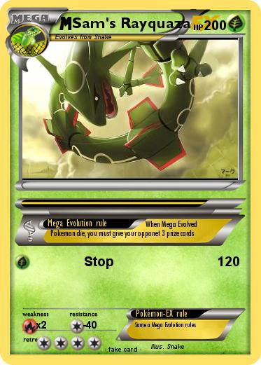 Pokemon Sam's Rayquaza