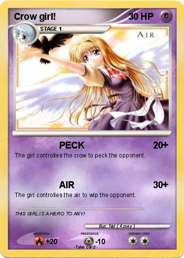 Pokemon Crow girl!