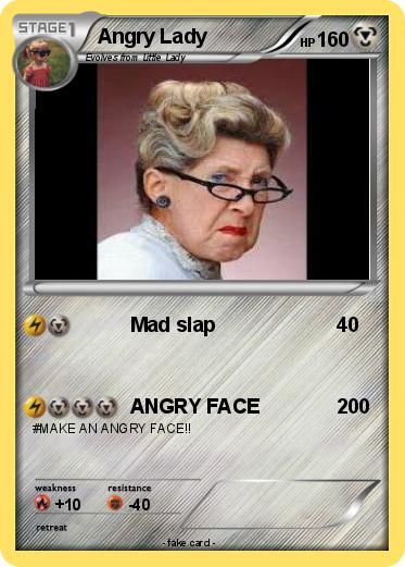 Pokemon Angry Lady