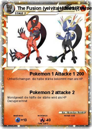 Pokemon The Fusion (yelvital+Mewtu)(Xerneas+Mewtu)