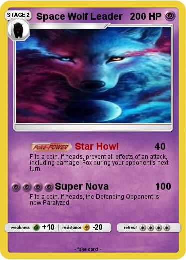 Pokemon Space Wolf Leader
