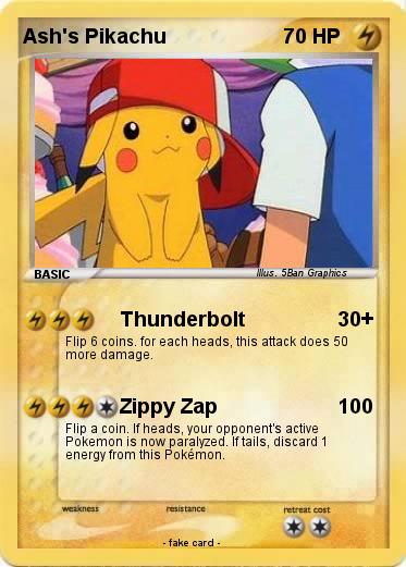 Pokemon Ash's Pikachu