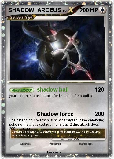 Pokemon SHADOW  ARCEUS