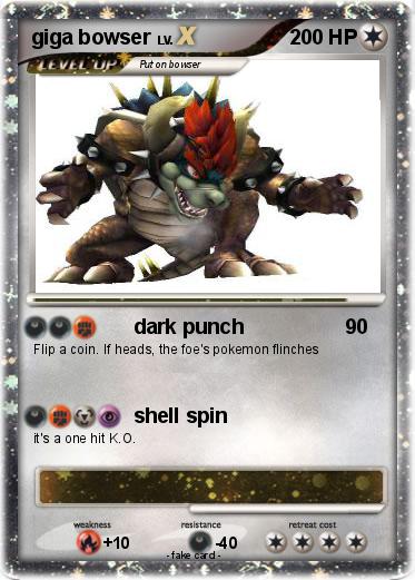 Pokemon giga bowser