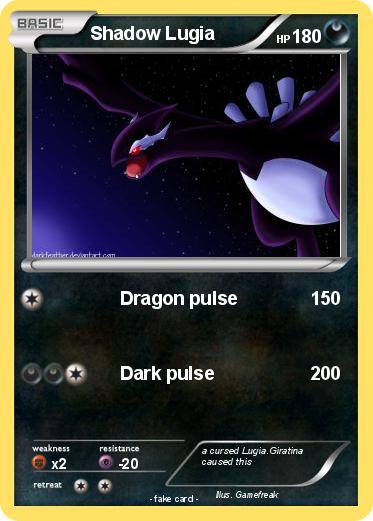 Pokemon Shadow Lugia