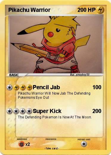 Pokemon Pikachu Warrior