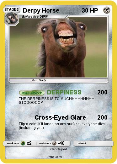 Pokemon Derpy Horse