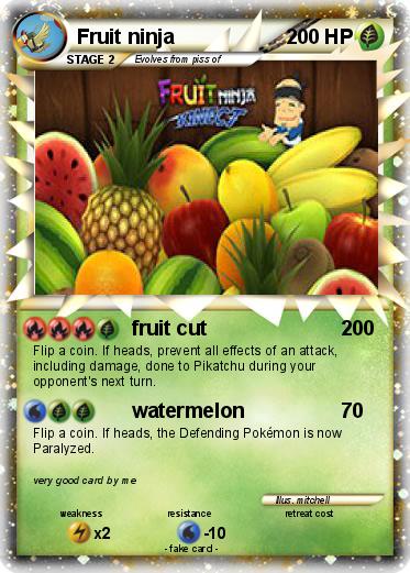 Pokemon Fruit ninja
